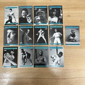 1991 Score Dream Team Baseball Card Set – 13 Cards – Stars & Hall of Famers